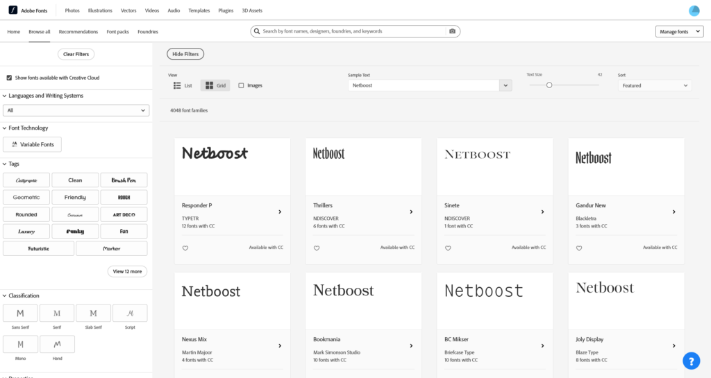 Typography and Colour Theory in Web Design 2 Adobe Fonts